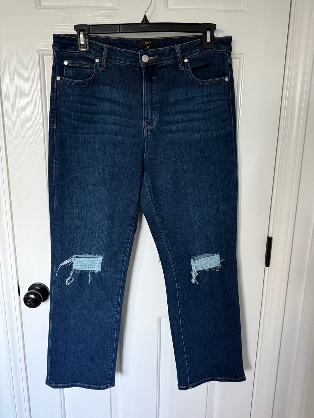 Quince Stretch High Rise Straight 32/28